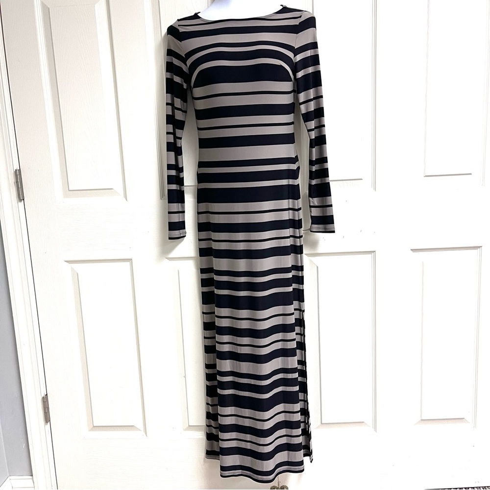 INC Maxi Dress Long Sleeve - Picture 2 of 8
